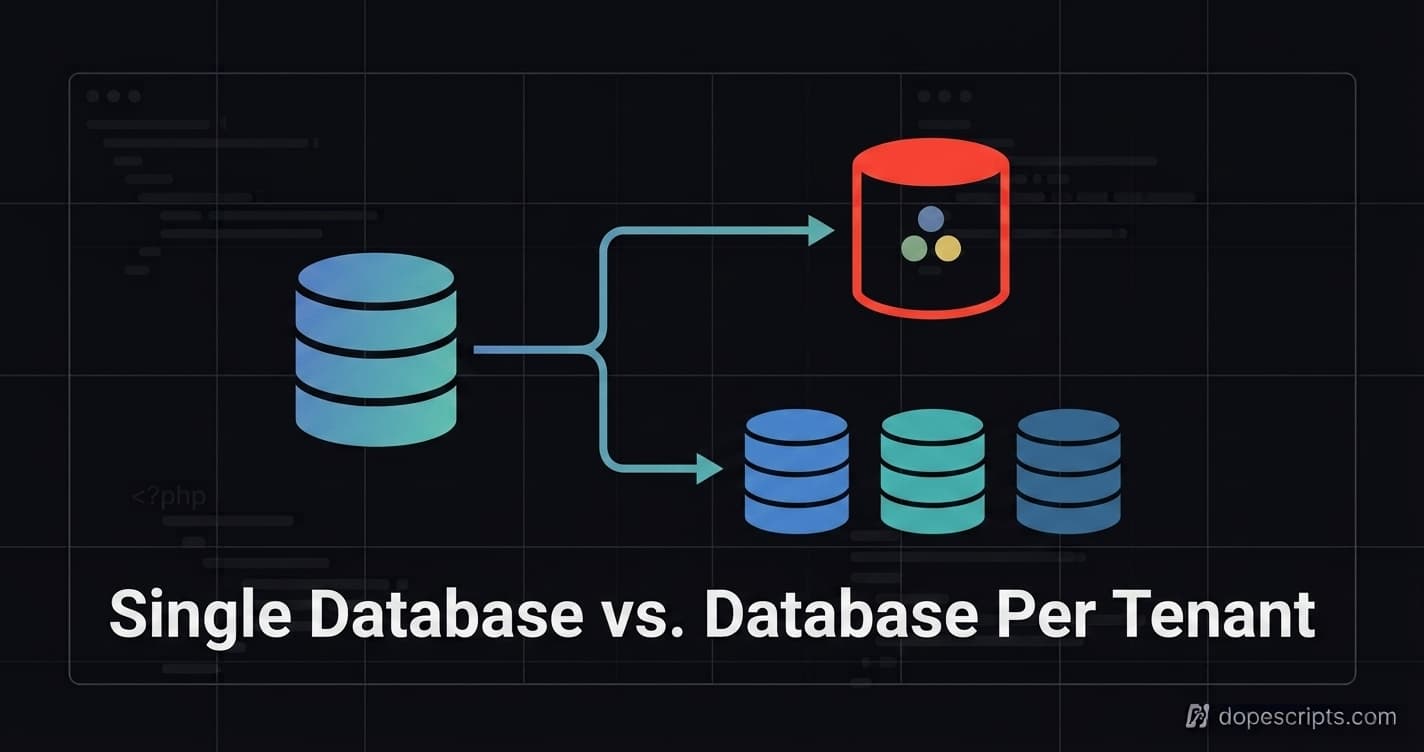 Laravel Multi-Tenancy: Single Database vs. Database Per Tenant